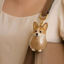 Load image into Gallery viewer, 1 Kawaii Dog Hair Storage Box Puppy Transparent Pet Hair Keepsake Pendant for Pet Memorial Healing Pendant Cat/Dog Lover Keyring Accessory