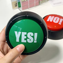 Load image into Gallery viewer, YES NO Gag Gift Random Voice Button Toy Funny Stress Reliever interactive Toy Reaction Sound Silly Mood Booster Social/Party/Daily Icebreaking
