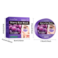 Load image into Gallery viewer, Grape Seed Hydrating Anti-Aging Dark Circle Reducing Moisturizing Overnight Repair Fine Lines Reduction Eye Mask Beauty Skin Care Products
