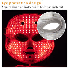 Load image into Gallery viewer, LED Facial Mask 7 Color Light Therapy Skin Rejuvenation & Healing Firming Skin & Improving Elasticity Anti-Aging & Acne Face Mask Skin Care Device