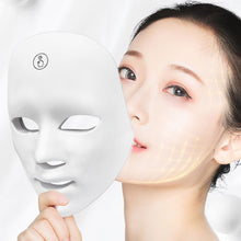 Load image into Gallery viewer, LED Facial Mask 7 Color Light Therapy Skin Rejuvenation & Healing Firming Skin & Improving Elasticity Anti-Aging & Acne Face Mask Skin Care Device