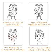 Load image into Gallery viewer, LED Facial Mask 7 Color Light Therapy Skin Rejuvenation & Healing Firming Skin & Improving Elasticity Anti-Aging & Acne Face Mask Skin Care Device