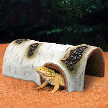 Load image into Gallery viewer, Reptile Hiding Cave Frog/Gecko/Turtle/Lizard Shelter Natural Bark Design Hideout Aquascaping Hideaway Crawling Pet Fish Tank Accessories