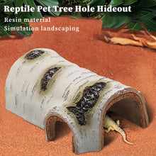 Load image into Gallery viewer, Reptile Hiding Cave Frog/Gecko/Turtle/Lizard Shelter Natural Bark Design Hideout Aquascaping Hideaway Crawling Pet Fish Tank Accessories