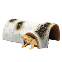 Load image into Gallery viewer, Reptile Hiding Cave Frog/Gecko/Turtle/Lizard Shelter Natural Bark Design Hideout Aquascaping Hideaway Crawling Pet Fish Tank Accessories