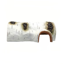 Load image into Gallery viewer, Reptile Hiding Cave Frog/Gecko/Turtle/Lizard Shelter Natural Bark Design Hideout Aquascaping Hideaway Crawling Pet Fish Tank Accessories