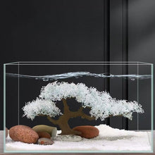 Load image into Gallery viewer, Aquarium Decorations Pink/White Sakura Safe Easy to Clean Aquascaping Tree Landscape Ornament Snowflake Tree Ornament for Fish Tank