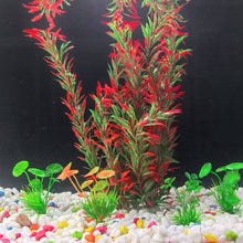 Load image into Gallery viewer, 38cm Aquarium Plastic Plants Soft Artificial Fish Tank Decor Low Maintenance for Freshwater/Saltwater Tank Easy to Clean Aquascaping Ornament