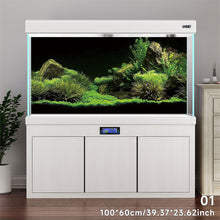 Load image into Gallery viewer, Aquarium Background Sticker Fish Tank Backdrop Forest/Moss/Ocean World DIY Cutting Available Background Self Cling Aquarium Wallpaper Decorations
