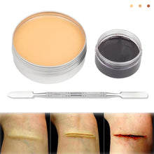 Load image into Gallery viewer, Scar Wax Special Effects Makeup Wound Skin Makeup Halloween Fake Nose Stage Body Paint Fancy Fake Wax Body Face Painting