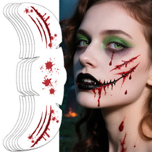 Load image into Gallery viewer, Halloween Facial Sticker Freckle Transfer Tattoo Decals DIY Festival Party Face Tattoo Decorations Makeup Cosmetic Tools