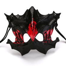 Load image into Gallery viewer, Blood Half-Face Mask Men Dragon Tiger Wolf Mask Horror Halloween Costume Props Skeleton Carnival Mask Party Cosplay Prop