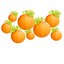 Load image into Gallery viewer, Halloween Paper Lantern Hanging Creative Pumpkin Funny Halloween Hanging Props Garden Party Decor Supplies