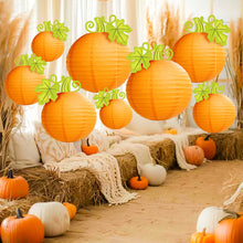 Load image into Gallery viewer, Halloween Paper Lantern Hanging Creative Pumpkin Funny Halloween Hanging Props Garden Party Decor Supplies