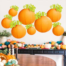 Load image into Gallery viewer, Halloween Paper Lantern Hanging Creative Pumpkin Funny Halloween Hanging Props Garden Party Decor Supplies