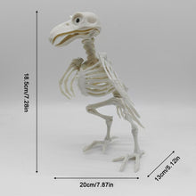 Load image into Gallery viewer, Fake Animal Skeleton Model Halloween Decor Dog Bat Spider Scorpion Cat Skeleton Scary Pendant Props Haunted House Graveyard Scene Accessories