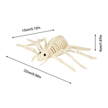 Load image into Gallery viewer, Fake Animal Skeleton Model Halloween Decor Dog Bat Spider Scorpion Cat Skeleton Scary Pendant Props Haunted House Graveyard Scene Accessories