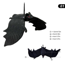 Load image into Gallery viewer, Halloween Hanging Bat Ornaments Realistic Simulation Holiday Party Decor Halloween Haunted House Hanging Props
