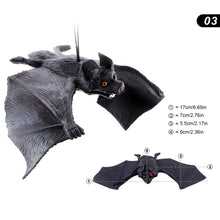 Load image into Gallery viewer, Halloween Hanging Bat Ornaments Realistic Simulation Holiday Party Decor Halloween Haunted House Hanging Props