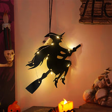 Load image into Gallery viewer, Halloween LED Lights with Hanging Rope Battery-Powered Ghost Pumpkin Hanging Party Lights For Shop/Home/Yard Windows for Indoor/Outdoor