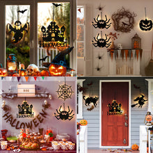 Load image into Gallery viewer, Halloween LED Lights with Hanging Rope Battery-Powered Ghost Pumpkin Hanging Party Lights For Shop/Home/Yard Windows for Indoor/Outdoor