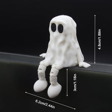 Load image into Gallery viewer, Halloween Pumpkin Figurine 3D Printed Sitting Pumpkin Desktop Halloween Decorations Creative Party Gift Ornaments