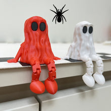 Load image into Gallery viewer, Halloween Ghost Figurine 3D Printed Sitting Ghost Desktop Halloween Decorations Creative Party Gift Ornaments