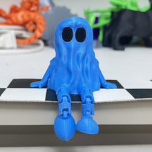 Load image into Gallery viewer, Halloween Ghost Figurine 3D Printed Sitting Ghost Desktop Halloween Decorations Creative Party Gift Ornaments