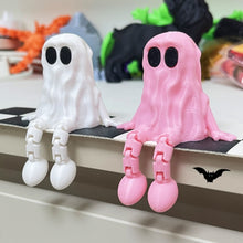 Load image into Gallery viewer, Halloween Ghost Figurine 3D Printed Sitting Ghost Desktop Halloween Decorations Creative Party Gift Ornaments