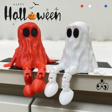 Load image into Gallery viewer, Halloween Ghost Figurine 3D Printed Sitting Ghost Desktop Halloween Decorations Creative Party Gift Ornaments
