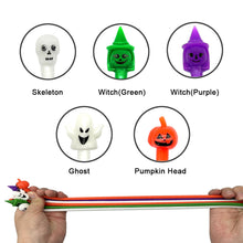 Load image into Gallery viewer, 5Pcs Halloween Soft Rubber Stretchy Elastic Strings Kids Halloween Party Favor Gift Anti Stress Fidget Toys Kids Birthday Party