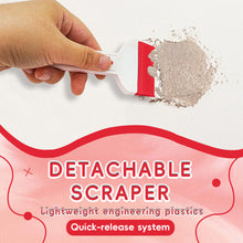 Load image into Gallery viewer, Detachable Scraper Dual Hardness Composite Blade Handle Scraper Wall Floor Beautiful Seam Glue Removal Plastic Shovel Cleaning Tool
