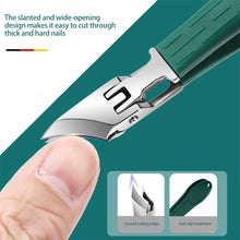 Load image into Gallery viewer, Large Opening Nail Clippers High-end Original Anti Splash Nail Groove Eagle Beak Special Nail Knife Thick Toenail Pliers