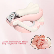 Load image into Gallery viewer, Magnifying Mirror Nail Clippers Children's Luminous Nail Clippers Baby Stainless Steel Nail Clippers Baby Splash Proof Nail Clippers