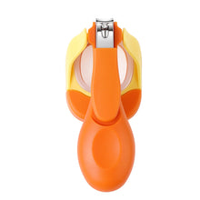 Load image into Gallery viewer, Baby Magnifying Glass Nail Clipper Baby Safety Care Anti Pinch Anti Splash Stainless Steel Children's Luminous Nail Clippers