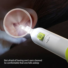 Load image into Gallery viewer, Children's Luminous Ear Spoon with Magnifying Glass Base Set Baby Silicone Ear Digging Tool Visible Ear Digging Spoon