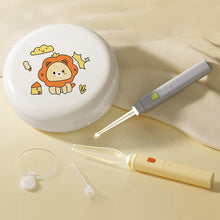 Load image into Gallery viewer, Children's Ear Spoon with Magnifying Glass Tweezers Can Store Five Piece Set of Baby Ear Digging Tools Visible Ear Digging Spoon