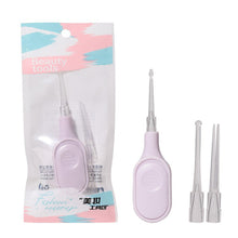 Load image into Gallery viewer, Compact and Portable Illuminated Ear Digging 3-piece Set with Light Visible Ear Digging Spoon Ear Picking Tool Cleaning Ear Scoop