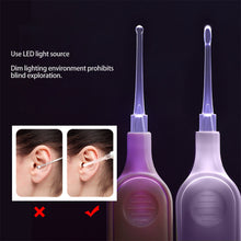 Load image into Gallery viewer, Compact and Portable Illuminated Ear Digging 3-piece Set with Light Visible Ear Digging Spoon Ear Picking Tool Cleaning Ear Scoop