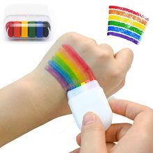 Load image into Gallery viewer, World Cup 6-color Rainbow Face Color Human Body Painting Facial Paint Halloween Fans Holiday Party Oil Paint