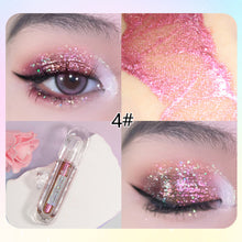 Load image into Gallery viewer, Liquid Fine Flash Chameleon Eye Shadow Sequins Glitter Powder Pearl Beauty Cosmetics Lying Silkworm Liquid Eye Shadow