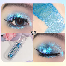 Load image into Gallery viewer, Liquid Fine Flash Chameleon Eye Shadow Sequins Glitter Powder Pearl Beauty Cosmetics Lying Silkworm Liquid Eye Shadow