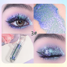 Load image into Gallery viewer, Liquid Fine Flash Chameleon Eye Shadow Sequins Glitter Powder Pearl Beauty Cosmetics Lying Silkworm Liquid Eye Shadow