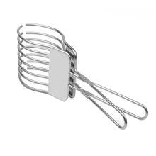 Load image into Gallery viewer, Finger-safe Cutting Tool Food Cutter Stainless Steel Meat Slicing Tongs for Bbq Kitchen Aid Beef Cutting Tool for Vegetables