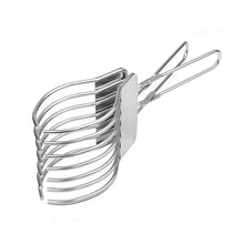 Load image into Gallery viewer, Finger-safe Cutting Tool Food Cutter Stainless Steel Meat Slicing Tongs for Bbq Kitchen Aid Beef Cutting Tool for Vegetables