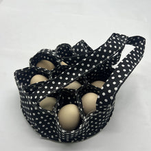 Load image into Gallery viewer, Farm Egg Collection Basket Canvas Storage Bag with Handle Multi-Pocket Organizer for Chicken Duck Goose Eggs Reusable