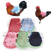 Load image into Gallery viewer, Cloth Chicken Saddle Apron Soft Adjustable Hen Back Jacket Chicken Harness Vest Poultry Apron Protecting Feathers