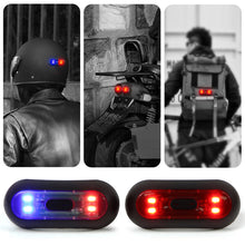 Load image into Gallery viewer, Motorcycle Helmet Led Light Rechargeable Safety Taillight Bike Motorcycles Accessories Helmet Moto USB Bicycle Helmet Light