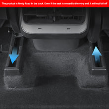 Load image into Gallery viewer, 4pcs Car Seat Rear End Rail Cover Protector Backseat Slide Protection Anti-kick For Tesla Model 3 Y Juniper 2025 Accessories