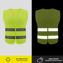 Load image into Gallery viewer, Outdoor Sports Night Safety High Visibility Reflective Vest Night Cycling Lightweight Adjustable For Vest Gear For Night Jogging Biking Runing